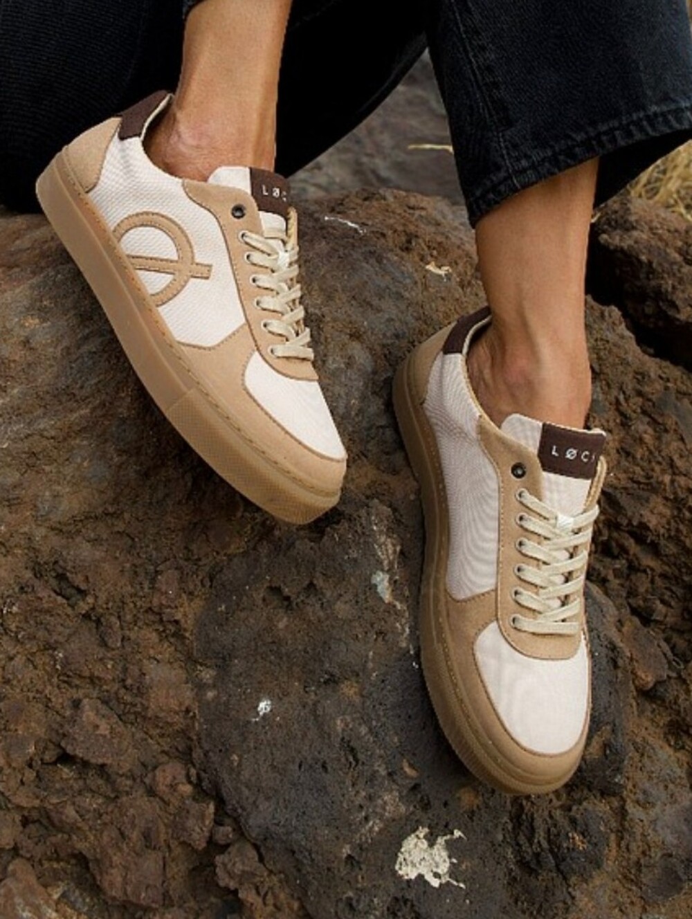 Loci Brown And Tan Seven Sneakers